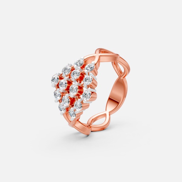 Blooming Spark Lab Grown Diamond Ring